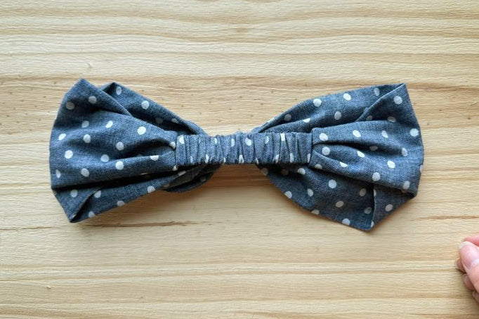 Chambray Dot Headband