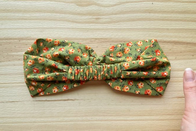 Green Floral Headband