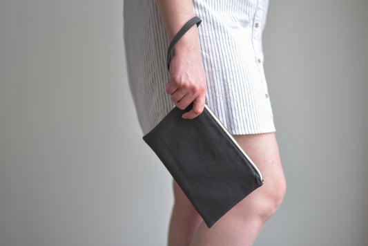 Canvas Wristlet