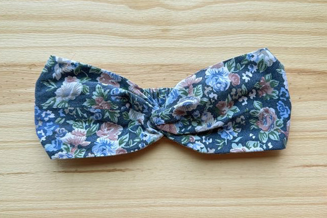 Chambray 90's Floral Headband