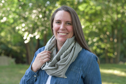 Gray Flannel Infinity Scarf
