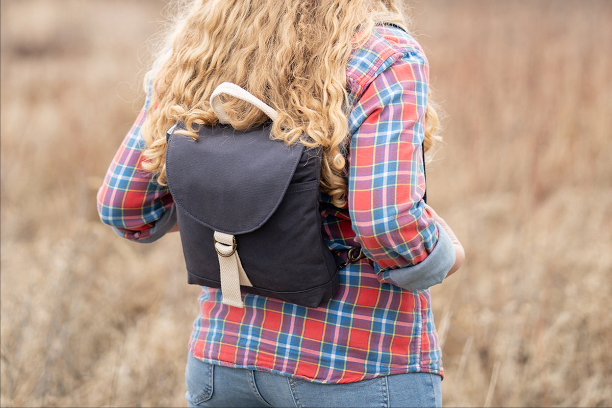 Mini Canvas Backpack