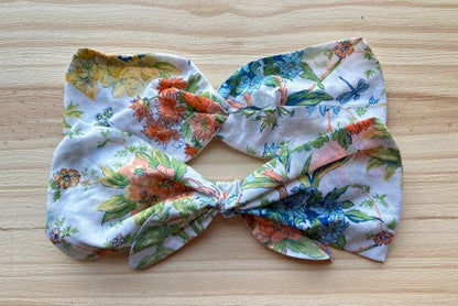 White Floral Headband