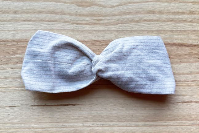 Beige Pinstripe Headband