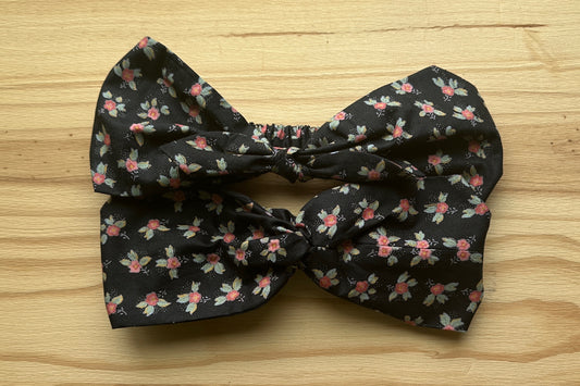 Black Floral Headband