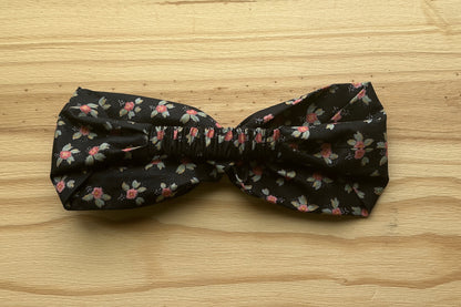 Black Floral Headband
