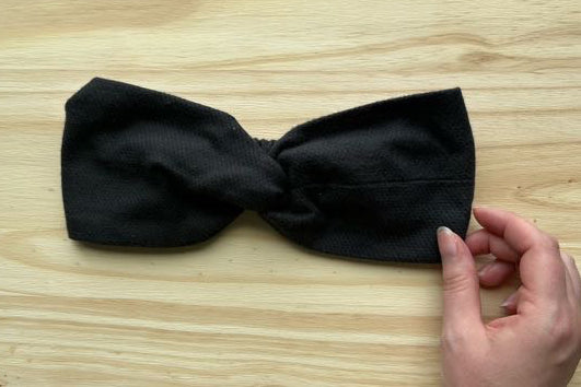 Black Flannel Headband
