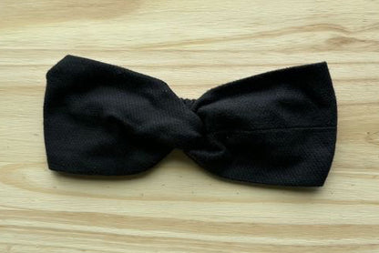 Black Flannel Headband