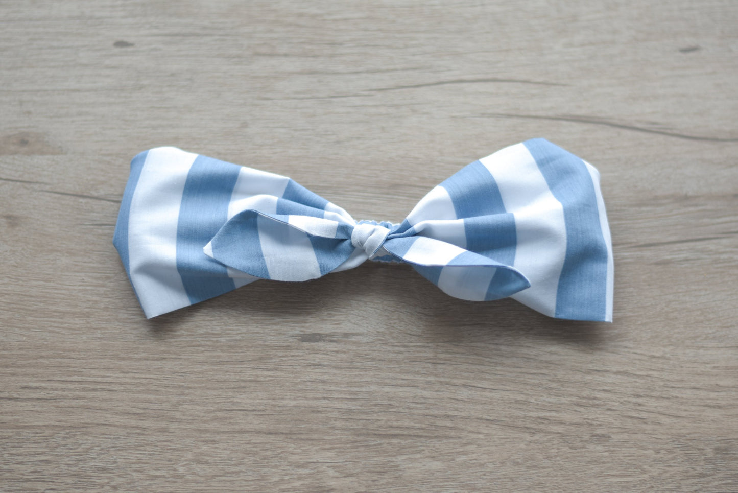 Blue & White Stripe Headband