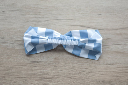 Blue & White Stripe Headband