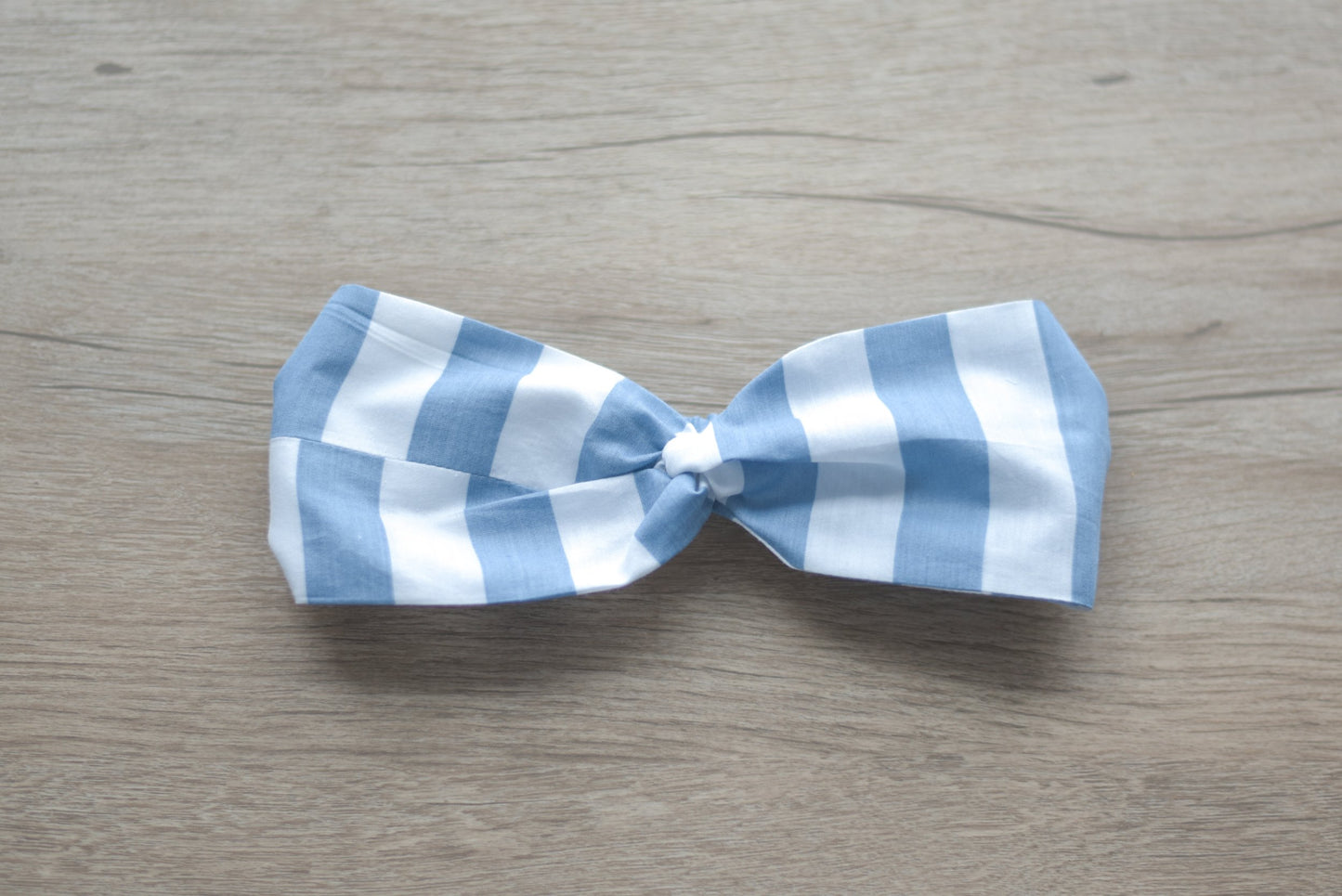 Blue & White Stripe Headband