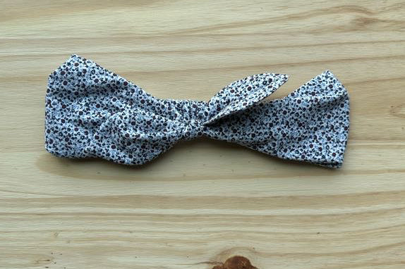 Blue & Brown Floral Headband