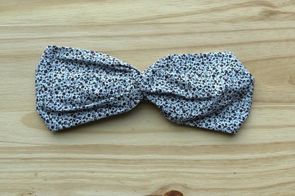 Blue & Brown Floral Headband