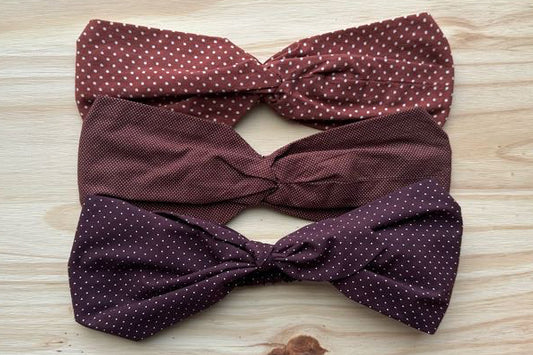 Brown Dot Headband