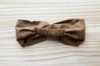 Camel Linen Headband