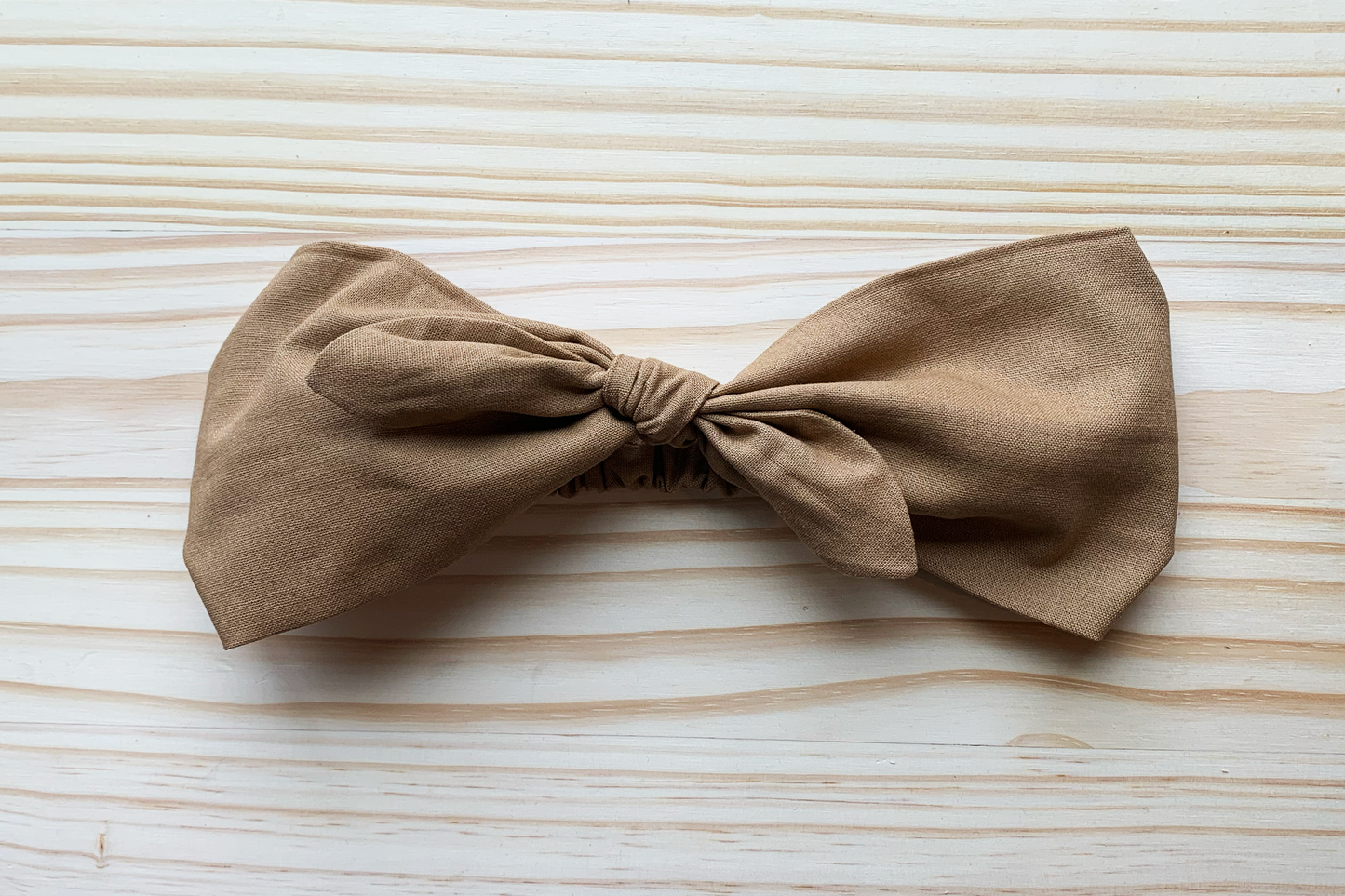 Camel Linen Headband