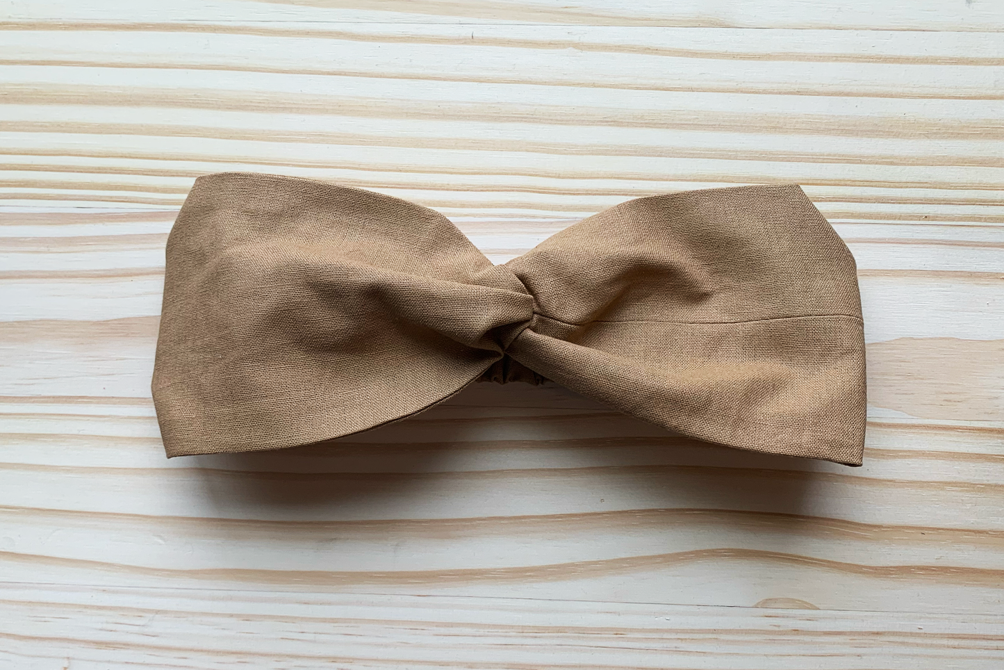 Camel Linen Headband