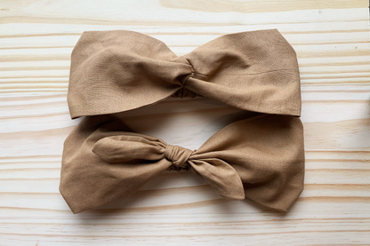 Camel Linen Headband