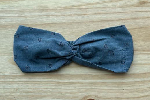 Chambray Print Headband