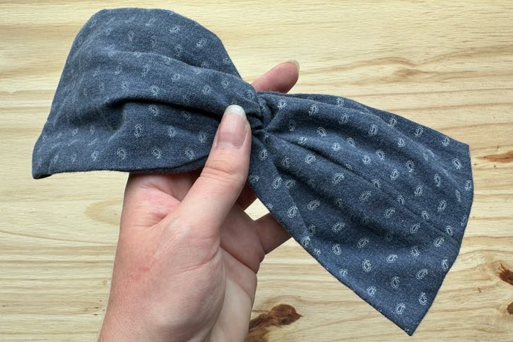 Paisley Chambray Headband