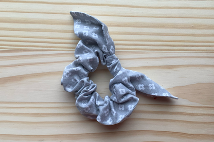 Gray Diamond Scrunchie