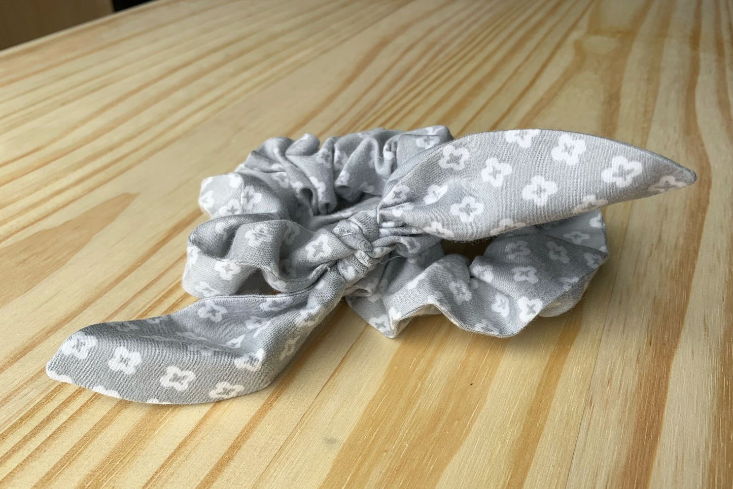 Gray Diamond Scrunchie