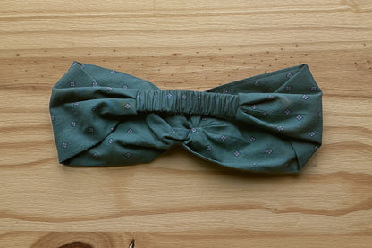 Green Print Headband