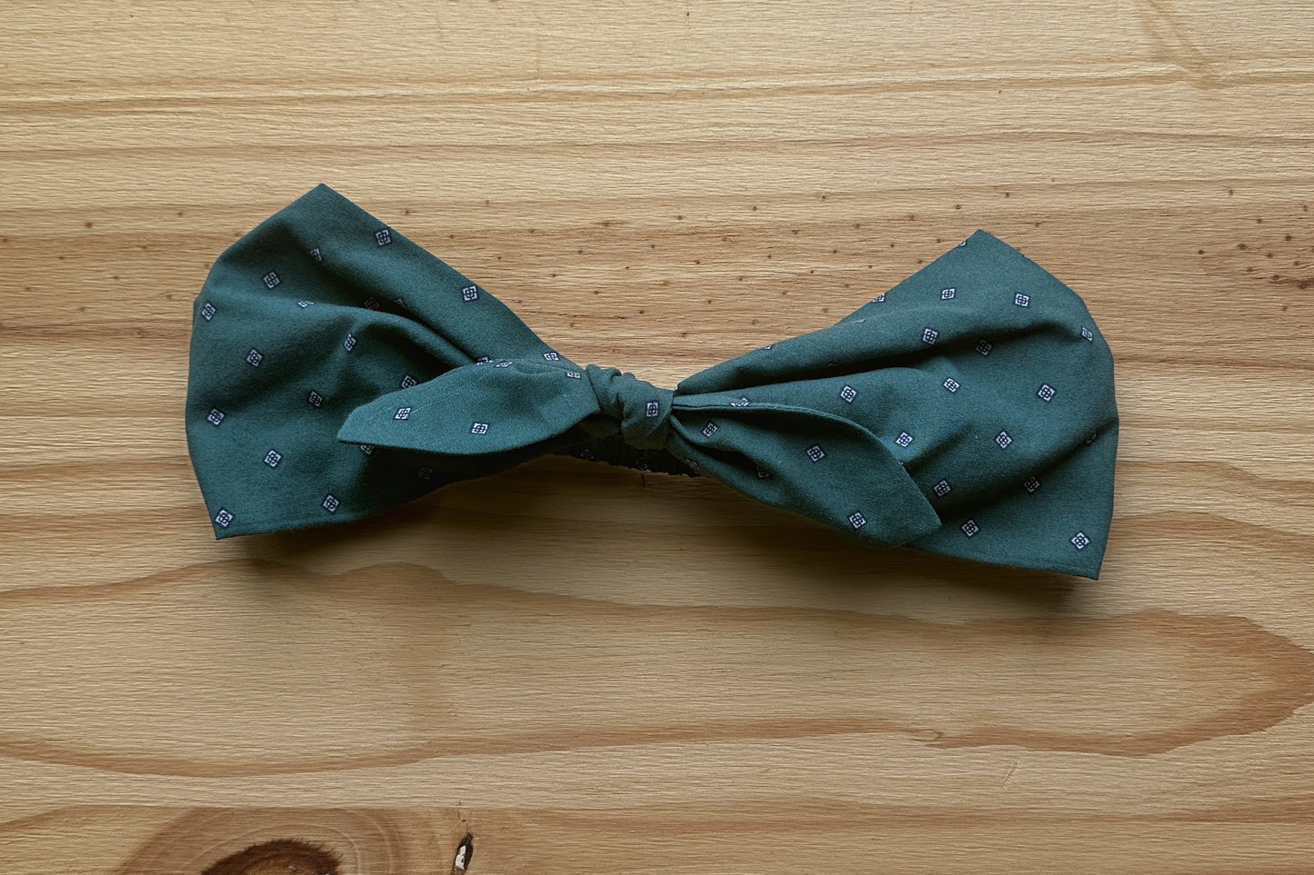 Green Print Headband