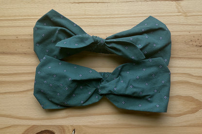 Green Print Headband