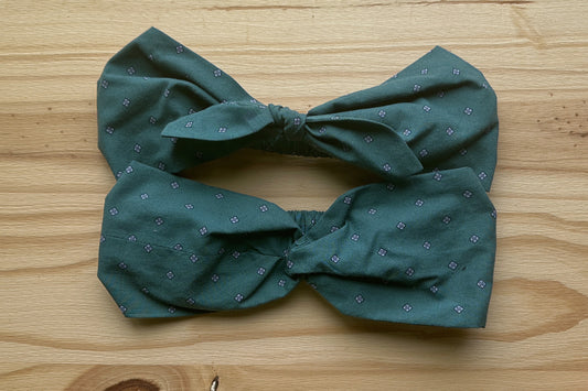 Green Print Headband