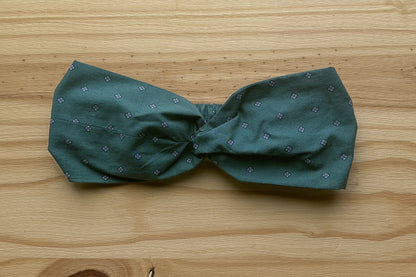Green Print Headband
