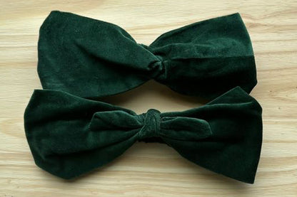 Green Velvet Headband