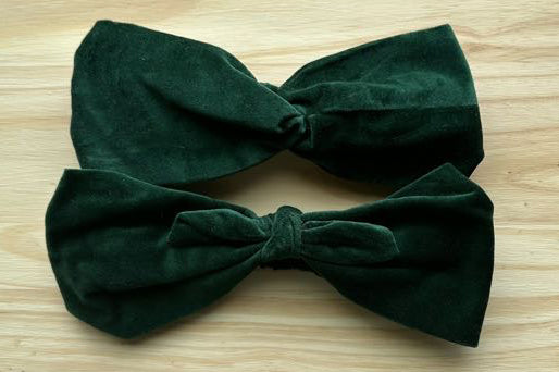 Green Velvet Headband