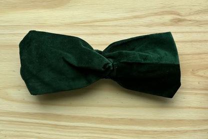 Green Velvet Headband