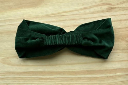 Green Velvet Headband