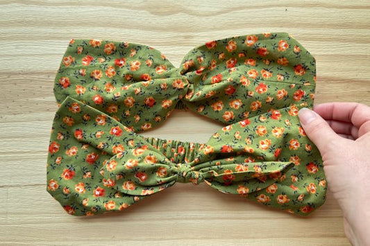 Green Floral Headband