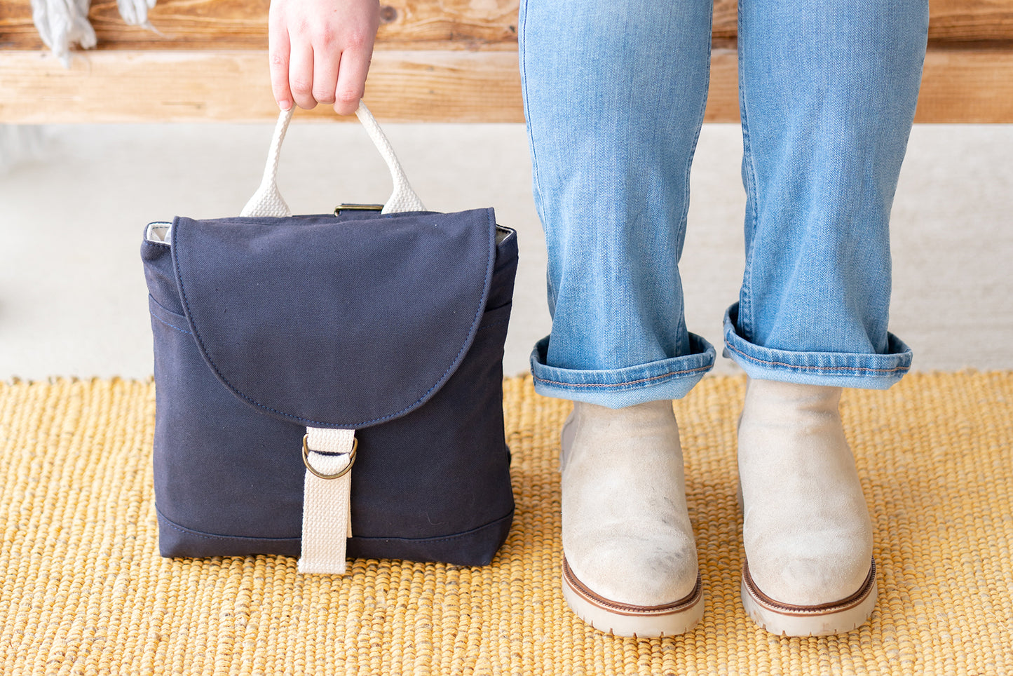 Mini Canvas Backpack