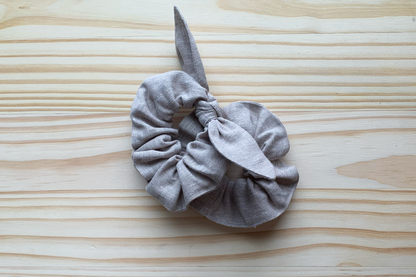 Natural Linen Scrunchie