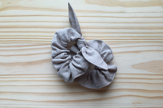 Natural Linen Scrunchie