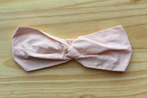 Orange Check Headband