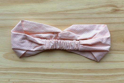 Orange Check Headband
