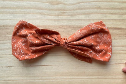 Orange Print Headband