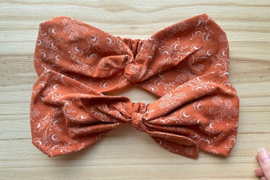 Orange Print Headband