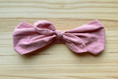 Pink Stripe Headband