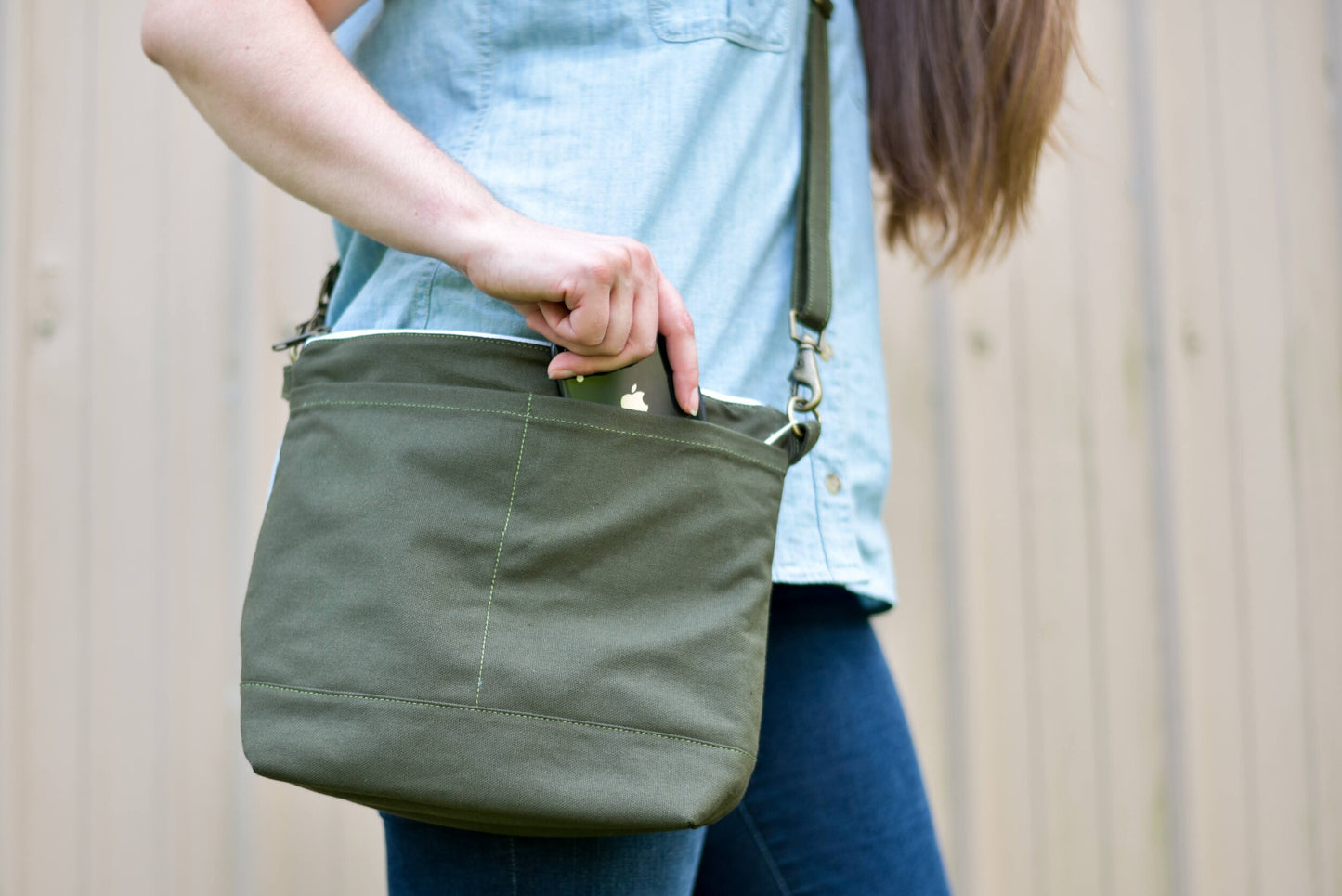 Canvas Crossbody Purse