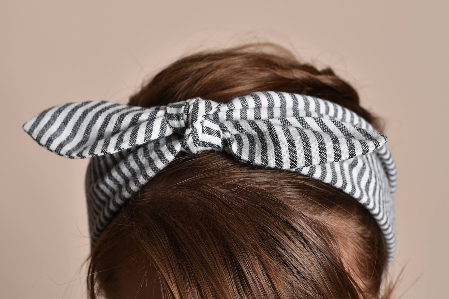 Gray Stripe Headband