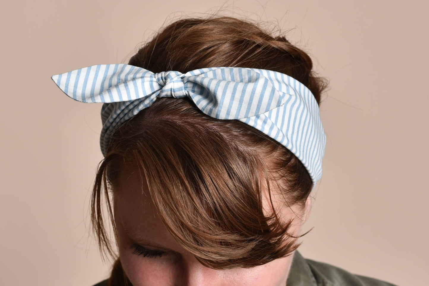 Blue Stripe Headband