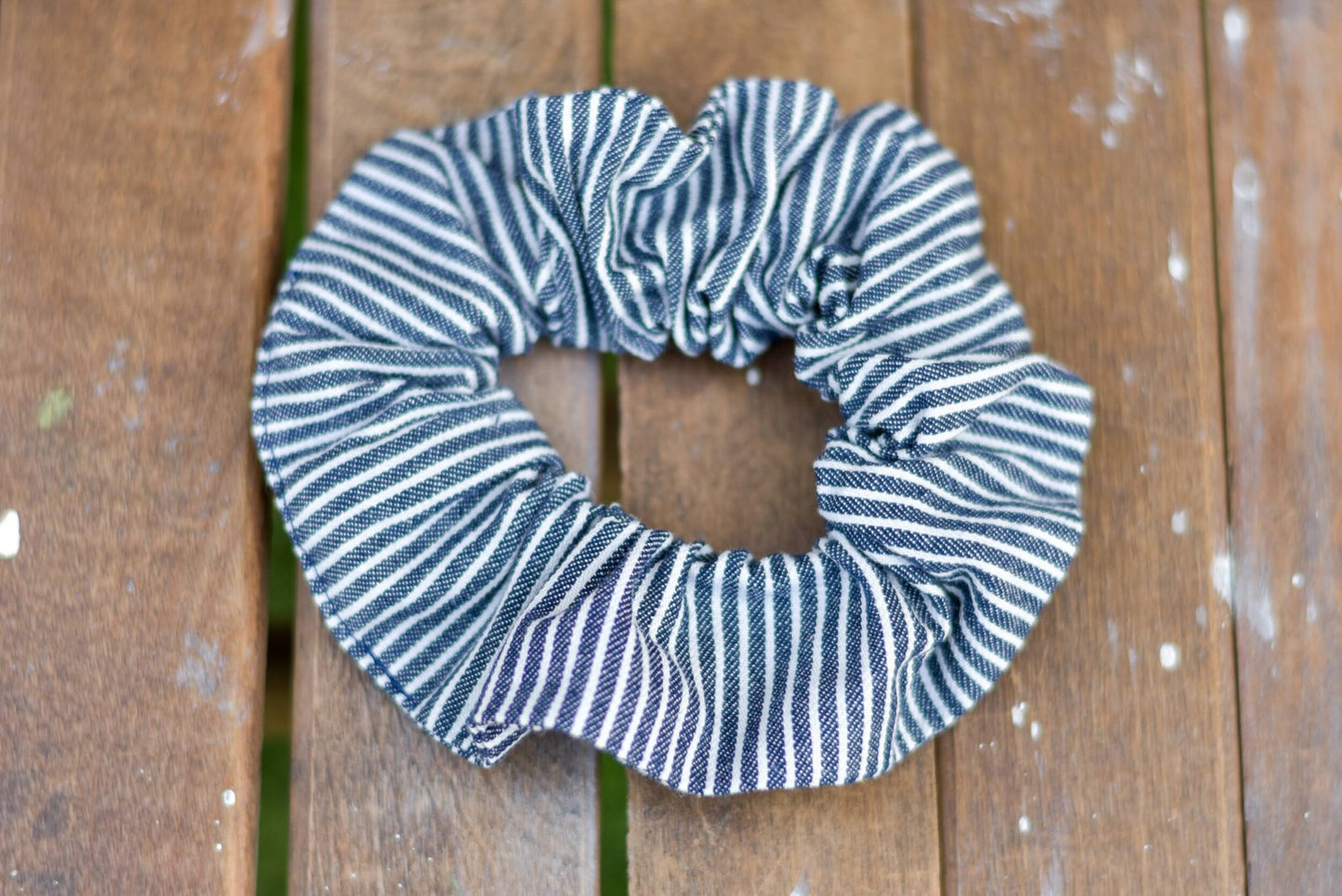 Railroad Stripe Scrunchie