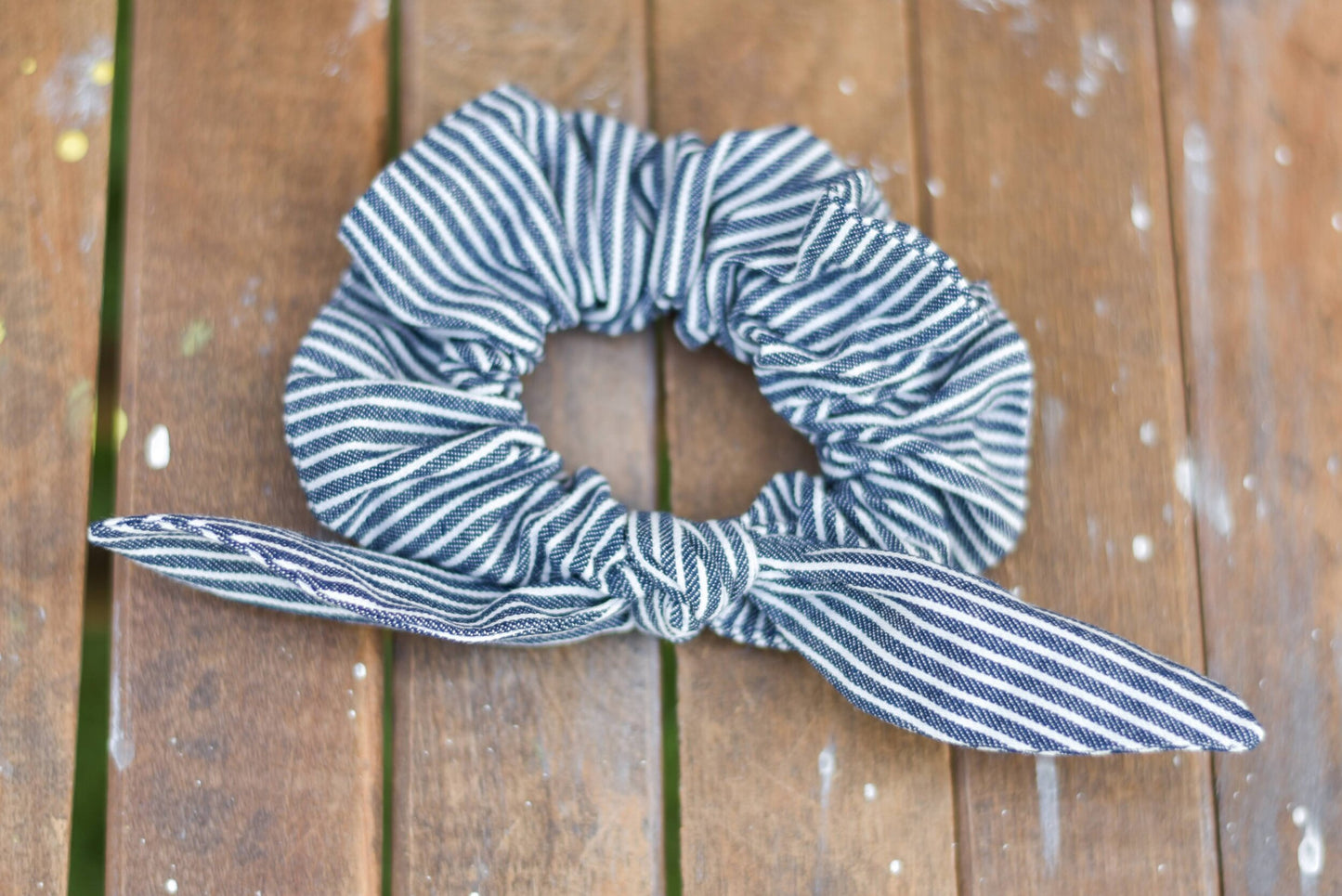 Railroad Stripe Scrunchie