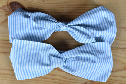 Blue Stripe Headband